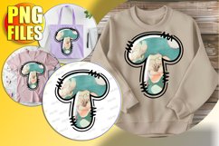 T Doodle Letter Valentine Bright Festive Charm! Product Image 1