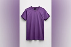 Light Purple T Shirt Logo Branding Mockup Product Image 1