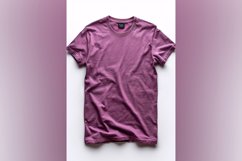 Purple T Shirt Logo Branding Mockup Product Image 1