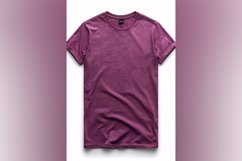 Purple T Shirt Logo Branding Mockup Product Image 1