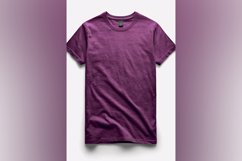 Purple Blue T Shirt Logo Branding Mockup Product Image 1
