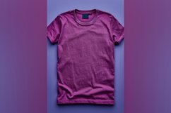 Purple GreenT Shirt Logo Branding Mockup Product Image 1
