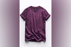 Purple Green T Shirt Logo Branding Mockup Product Image 1