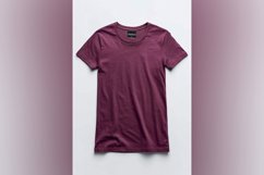 Purple GreenT Shirt Logo Branding Mockup Product Image 1