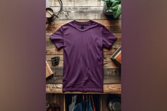 Purple Blue Shirt Logo Branding Mockup Product Image 1