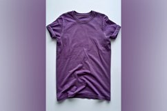 Purple T Shirt Logo Branding Mockup Product Image 1