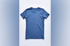 Royal Blue T Shirt Logo Branding Mockup Product Image 1