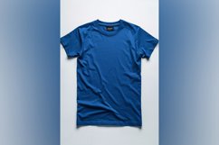 Royal Blue T Shirt Logo Branding Mockup Product Image 1