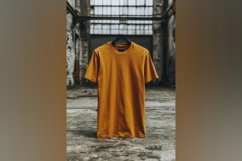 Dark Sand T Shirt Logo Branding Mockup Product Image 1