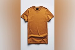 Dark Sand T Shirt Logo Branding Mockup Product Image 1