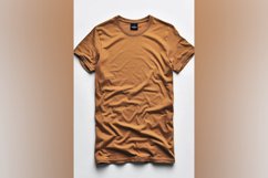 Dark Sand T Shirt Logo Branding Mockup Product Image 1