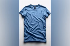 Royal Blue T Shirt Logo Branding Mockup Product Image 1