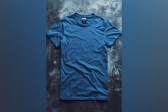 Royal Blue T Shirt Logo Branding Mockup Product Image 1