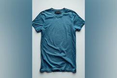 Blue T Shirt Logo Branding Mockup Product Image 1