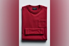 Tango Red T Shirt Logo Branding Mockup Product Image 1
