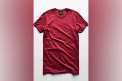 Tango Red T Shirt Logo Branding Mockup Product Image 1