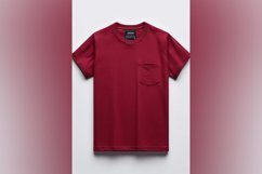 Tango Red T Shirt Logo Branding Mockup Product Image 1