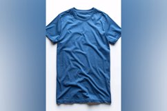 Dark blue T Shirt Logo Branding Mockup Product Image 1