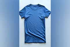Dark blue T Shirt Logo Branding Mockup Product Image 1