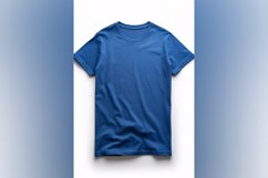 Dark blue T Shirt Logo Branding Mockup Product Image 1