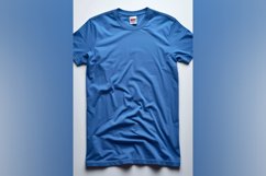 Dark blue T Shirt Logo Branding Mockup Product Image 1