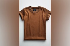 Dark Sand T Shirt Logo Branding Mockup Product Image 1