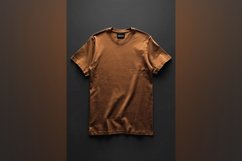Dark Sand T Shirt Logo Branding Mockup Product Image 1