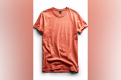 Orange T Shirt Logo Branding Mockup Product Image 1
