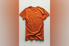 Dark yellow T Shirt Logo Branding Mockup Product Image 1