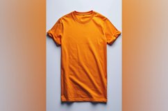 Dark yellow T Shirt Logo Branding Mockup Product Image 1