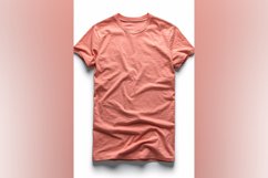 Dark Pink T Shirt Logo Branding Mockup Product Image 1