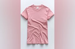 Pink T Shirt Logo Branding Mockup Product Image 1