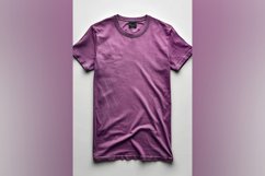 Dark Purple T Shirt Logo Branding Mockup Product Image 1