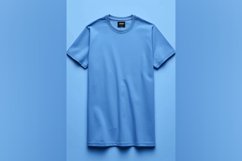 Bottle Green T Shirt Logo Branding Mockup Product Image 1