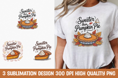 Sweeter Than Pumpkin Pie Clipart PNG Product Image 1