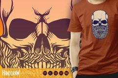 Bearded Skull Tattoo Meaning Illustrations Product Image 6