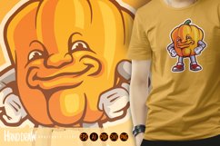 Vegetarian smile paprika logo mascot illustration Product Image 5