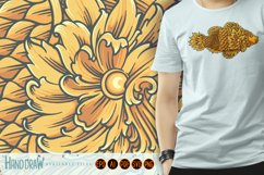 Luxury vintage fish ornaments svg Product Image 5