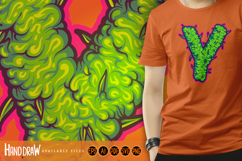 Cannabis Themed Y Letter Logo Illustrations Product Image 6