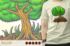 Happy arbor day green trees Illustration Product Image 1