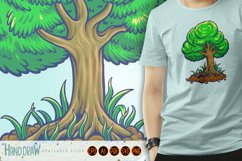 Arbor day with trees colorful Illustration Product Image 6