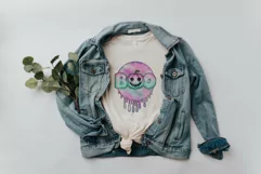 Boo pastel pumpkin sublimation - pastel goth png Product Image 3