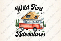 Camping sublimation design | Camping cliparts | Funny camp Product Image 1