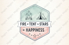 Camping sublimation design | Camping cliparts | Funny camp Product Image 1