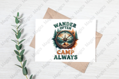 Camping sublimation design | Camping cliparts | Funny camp Product Image 3