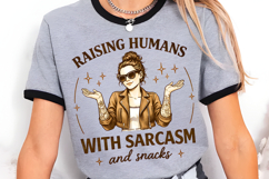 Raising Humans with Sarcasm PNG Design Product Image 5