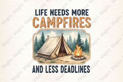 Camping sublimation design Bundle | Camping cliparts Product Image 10