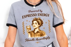 Powered By Espresso Energy PNG Design Product Image 5