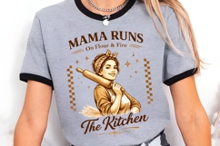 Mama Runs On Flour And Fire PNG Design Product Image 5