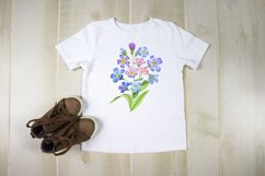 T-shirt  forget-me-nots sublimation